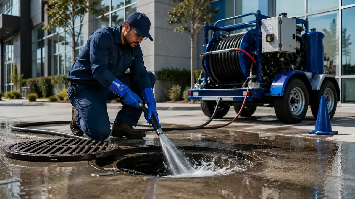 Commercial Hydro Jet Drain Cleaning in Colton
