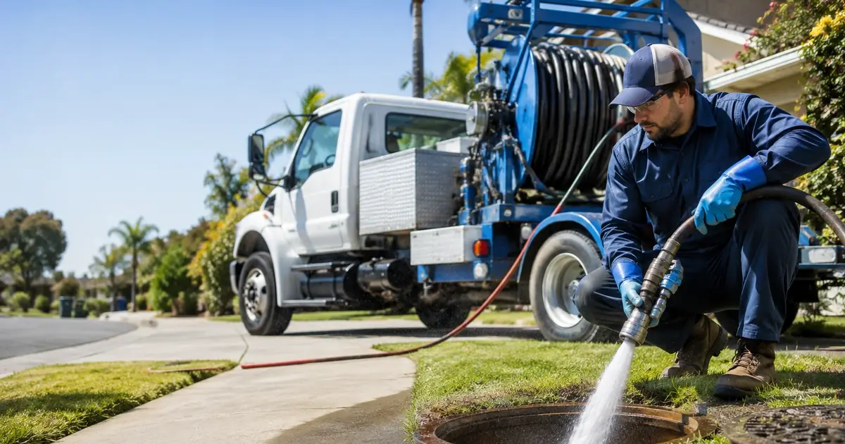 Hydro jet sewer cleaning Colton