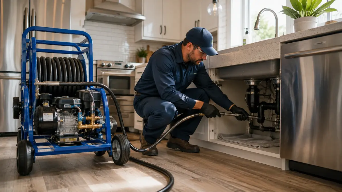 Kitchen Drain Hydro Jetting in Colton