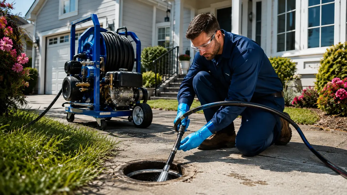 Residential Hydro Jet Drain Cleaning in Colton