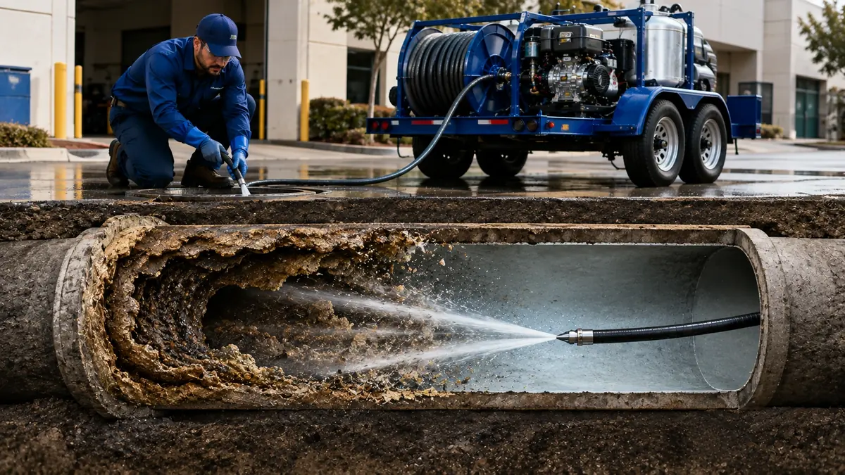 Sewer Pipe Descaling in Colton